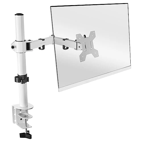 Offerta a tempo: Mars Gaming MARM1 Bianco, Supporto per Monitor a Braccio per Schermi fino a 32", Articolato e Regolabile in Altezza, Telaio Robusto, Compatibile VESA75 e VESA100 - 22% da 27.90 € a 21.90 €