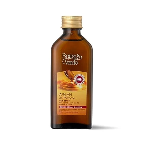 Oferta limitowana: Bottega Verde Marokański olejek arganowy, 100 ml, odżywczy i zmiękczający, z czystym olejem arganowym, nawilżający do skóry normalnej i suchej, bez parabenów z 76.66 zł na 76.66 zł (oszczędź 0.00%)