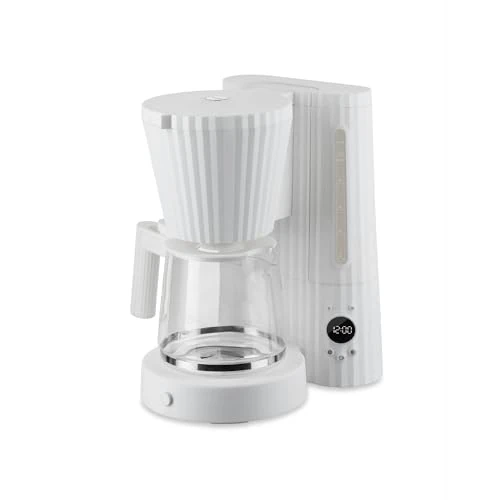 Offerta a tempo: Alessi Plissé MDL14 W - Macchina per Caffè Filtrato di Design, Funzione di Avvio Automatico, in Resina Termoplastica, Spina Europea 1100 W, 150 cl, Bianco - 40% da 190.00 € a 114.00 €
