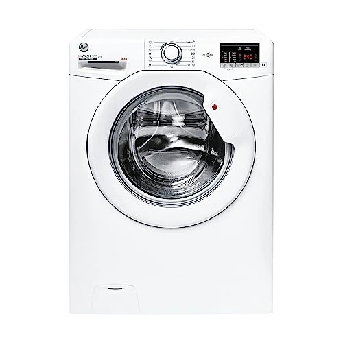 Hoover H-WASH 300 LITE H3W 492DA4-S Pralka, 9 kg, 1400 RPM, Łączność NFC, Opieka alergiczna, Kg, Klasa B, 60x52x85 cm, Biały