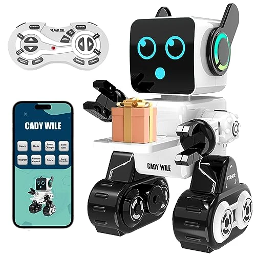 Limited-time offer: anysun Kids Robot Toy, Smart RC Robots with Touch, App and Remote Control, Programmable Robot Toy Walking, Dancing, Singing, Conversation, for Boys Girls from 37.52 GBP to 37.52 GBP (save 0%)