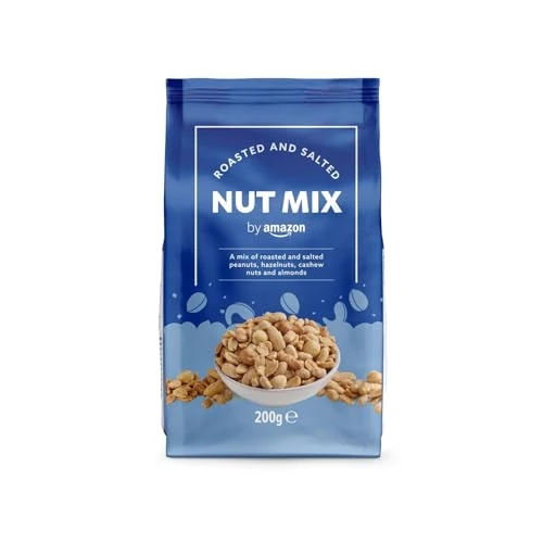 Offerta a tempo: by Amazon Mix di frutta a guscio tostati e salati, 200g - 22% da 3.17 € a 2.47 €