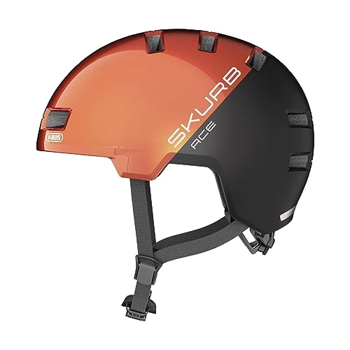 Tijdelijke aanbieding: ABUS SKURB ACE Unisex - Fietshelm voor volwassenen, oranje (goudvis oranje), M (55-59 cm) - van 60.31 € naar 60.31 € (0.00% korting)