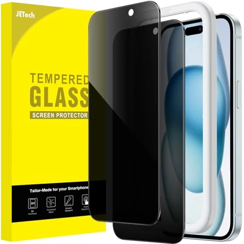 Oferta limitowana: JETech Prywatność Ochraniacz Ekranu dla iPhone 15 Plus 6,7 Cala, Antyszpieg Szkło Hartowane Film z Narzędzie Łatwej Instalacji, 2 Sztuki z 40.98 zł na 40.98 zł (oszczędź 0.00%)
