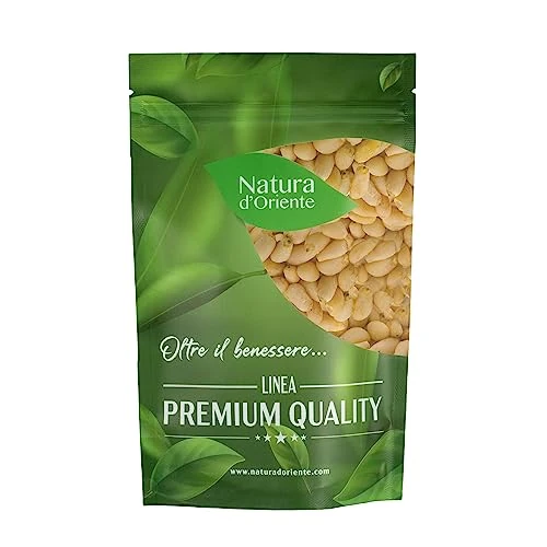Offerta a tempo: NATURA D'ORIENTE Pinoli Sgusciati Siberiani 500g – 100% Naturali, Crudi e Non Tostati – Ricchi di Omega 3, Vitamine e Minerali – Ideali per Pesto, Insalate e Snack Energetici - 50% da 25.99 € a 13.00 €