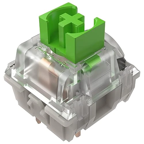 Offre limitée : Razer Pack de Switches Mécaniques - Switches Verts Clicky (3e Gén, Logement de switch transparent avec lentille LED, Jusqu'à 100 millions de frappes, Connecteurs à 3 broches polyvalents) de 37.37 € à 37.37 € (0.00% de remise)