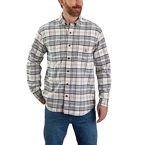 Oferta limitada: Carhartt Camisa de manga larga para hombre de franela L/S a cuadros, Malt, XL de 69.99 EUR a 69.99 EUR (ahorro 0%)