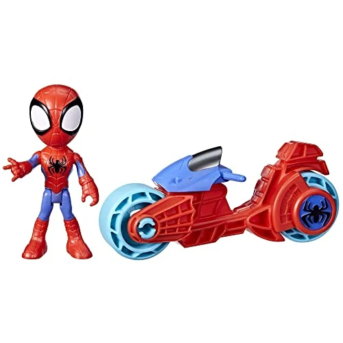 Offerta a tempo: Hasbro Marvel, Spidey e i Suoi Fantastici Amici, Action Figure di Spidey, Motocicletta Giocattolo, Giocattoli per Bambini e Bambine dai 3 Anni in su - 33% da 14.99 € a 10.00 €