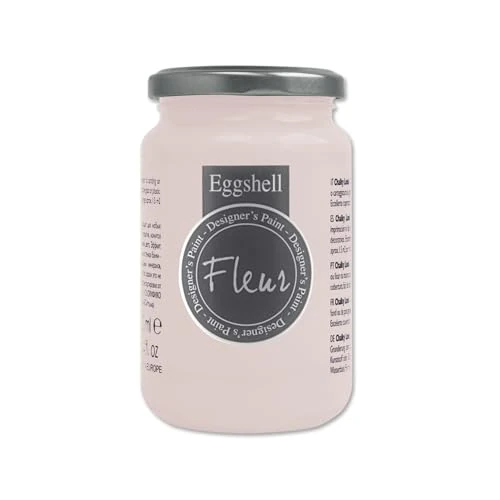 FLEUR DESIGNER'S PAINT | EGGSHELL Smalto Multisuperficie Satinato, Senza Carteggiare, 330 ml, F82 Jo, a Base Acqua, Lavabile, Altissima Resistenza, per Interno - Esterno, Made in Italy