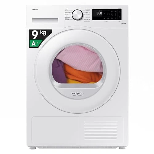 Samsung Suszarka Crystal EcoDry DV90CGC0A0TE/ET, 9 kg, pompa ciepła, Wi-Fi, czujnik Optimal Dry, filtr 2 w 1, ładowanie przednie, 60 l x 85 h x 65 cm