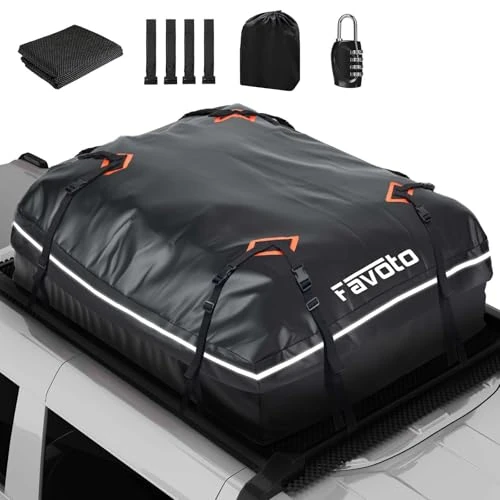 Offerta a tempo: Favoto - Box Impermeabile Portapacchi da Tetto Auto — 50% da 79,99 € a 39,99 €