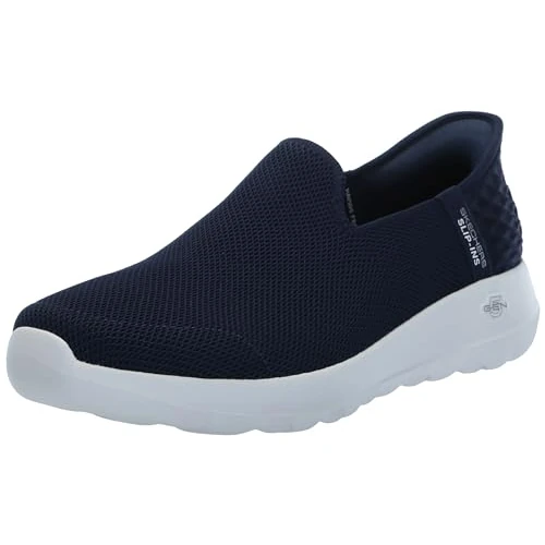 Zeitlich begrenztes Angebot: Skechers Go Walk Joy Vela Damen-Sneaker zum Reinschlüpfen, Marineblau/Weiß, 39.5 EU von 84.95 € auf 84.95 € (0.00% Rabatt)