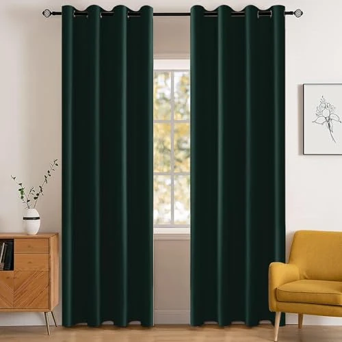 Oferta limitada: YSTELLAA Cortinas Opacas Dormitorio 2 Piezas, 140x240CM, Green de 32.99 € a 32.99 € (ahorro 0.00%)