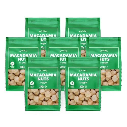 Offerta a tempo: by Amazon naturale Noce di macadamia Nuts, 200 g (confezione da 7) - 0.00% da 39.46 € a 39.46 €