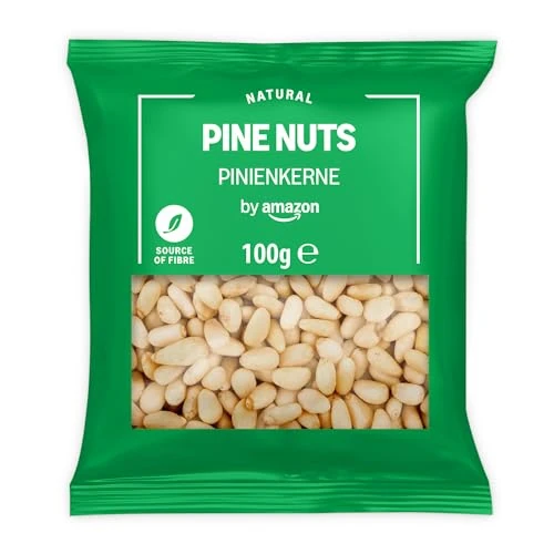 Offre limitée : by Amazon Non salées Pignon de pin, 100 g de 5.99 € à 6.00 € (-0.17% de remise)