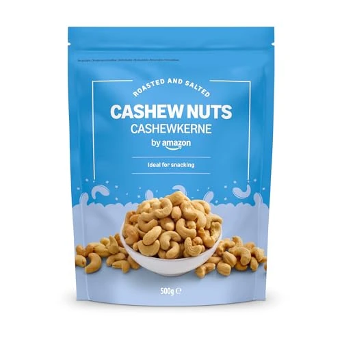 by Amazon ANACARDOS TOSTADOS Y SALADOS, 500 g