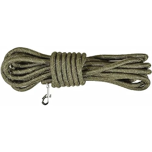 Offerta a tempo: Bobby Walk 5 M - Lunghina cane 3 Metri/Spessore 1,2 cm, Guinzaglio per cani Tubolare, Nylon Resistente, Khaki, 5 metri - 0.00% da 20.35 € a 20.35 €