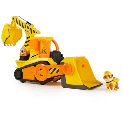 Offerta a tempo: Rubble & Crew, Veicolo da lavoro Deluxe di Rubble, Bulldozer da cantiere con luci, suoni e personaggio, giocattoli per bambini e bambine dai 3 anni in su - 0.00% da 24.36 € a 24.36 €