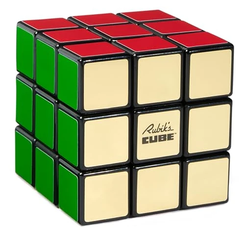 Tijdelijke aanbieding: Rubik's Cube - 50-jarig Jubileum Retroversie - 3x3-kubus voor het oplossen van kleurrijke uitdagingen - hersenkraker - fidgetspeeltje van 7.34 EUR naar 7.34 EUR (korting 0%)