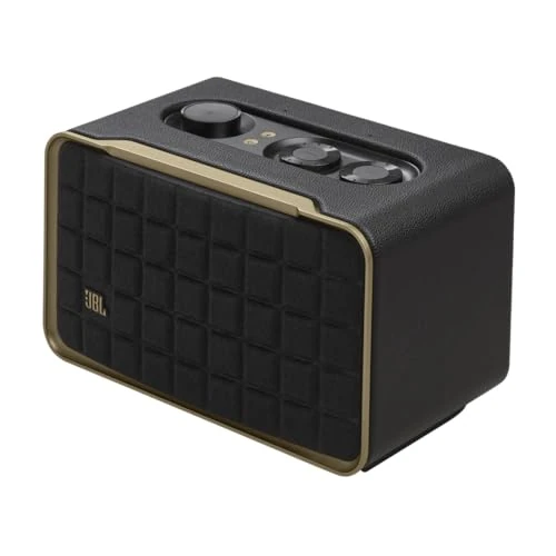 Oferta limitada: JBL Authentics 200, altavoz inteligente con tecnología Bluetooth, diseño retro, con cuadrícula gris, Wi-Fi integrado, Google Assistant, Amazon Alexa, AirPlay, JBL One App, negro de 329.99 EUR a 249.00 EUR (ahorro 25%)
