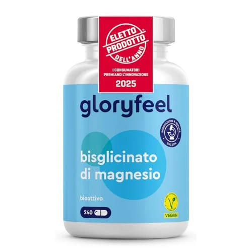 Magnesiumbisglycinaat capsules - 240 stuks - 400 mg hooggedoseerd magnesium en 100% veganistisch