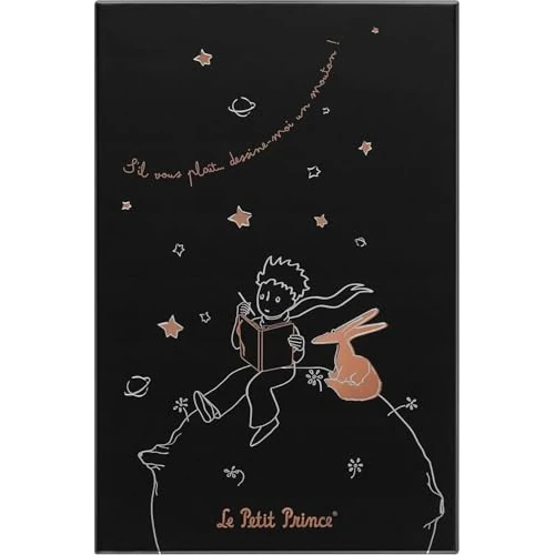 Moleskine Le Petit Prince Taccuino a Righe, Copertina Rigida e Chiusura Elastica, in Gift Box Nera Riutilizzabile, Tema Piccolo Principe, Formato Large 13 x 21 cm