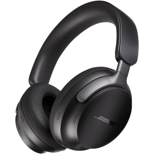 Limitiertes Angebot: Bose QuietComfort Ultra Headphones Over-Ear-Kopfhörer mit Noise Cancelling für räumlichen Klang, Spatial-Audio-Kopfhörer, Bis zu 24 Stunden Akkulaufzeit, High-End Kopfhörer mit Raumklang, Schwarz von 279.00 EUR auf 279.00 EUR (Spare 0%)