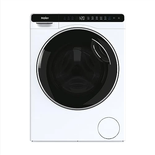 Offerta a tempo: Haier Mini Drum Lavatrice Slim 5 Kg, Libera Installazione, Carica Frontale, Classe A, 1200 Giri, 6 Programmi, Smart AI e Smart Dual Spray, Trattamento ABT, 51 x 44 x 70 cm, Bianca - HW50-BP12307 - 15% da 559.00 € a 474.98 €