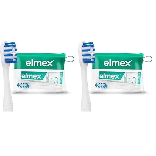 Offerta a tempo: Mini Dentifricio Viaggi Elmex, Mini Spazzolino da denti Sensibili, Kit Viaggio - Protezione e Rafforzamento dello Smalto - Formato da Viaggio Compatto 12ml (Confezione da 2) - 31% da 23.76 € a 16.42 €