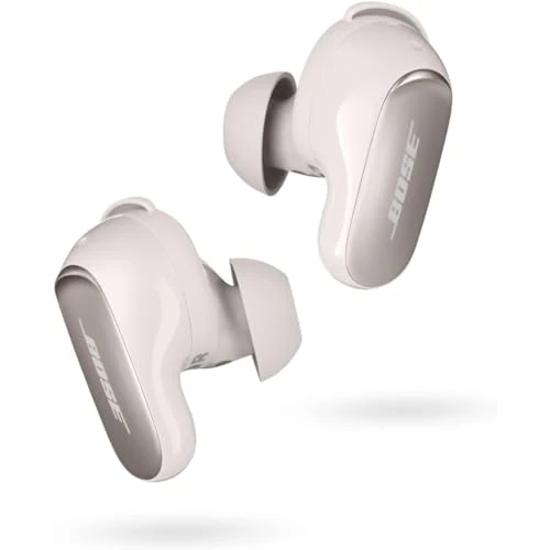 Begrenztes Angebot: Bose QuietComfort Ultra kabellose Noise-Cancelling Earbuds, Bluetooth-Earbuds für Spatial-Audio, erstklassiges Noise-Cancelling, Bluetooth-Earbuds für Sport, Audiophile Earbuds, Rauchweiß von 200.16 EUR auf 186.15 EUR (Rabatt 7%)
