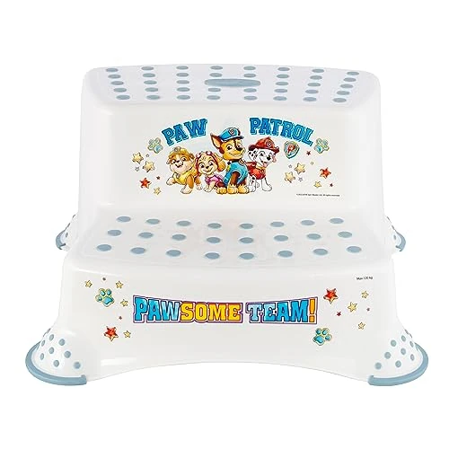 Offerta a tempo: keeeper Scaletta a Due Gradini "Paw Patrol", Per Bambini da 3 a 14 Anni Circa, Funzione Antiscivolo, Igor, Bianco - 13% da 21.87 € a 18.99 €