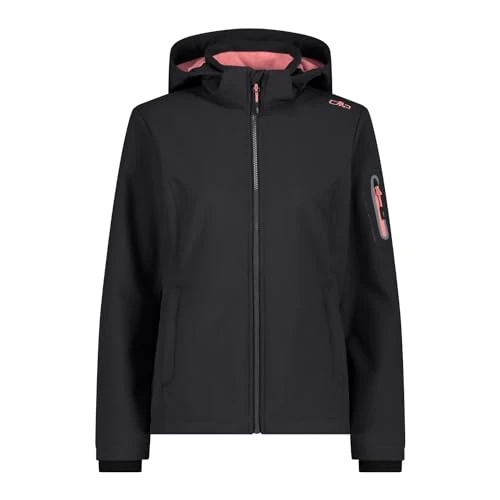 Offerta a tempo: CMP Giacca in Softshell da Donna con Cappuccio Removibile, Antracite - Lotus, 40 - 39% da 79.95 € a 48.99 €