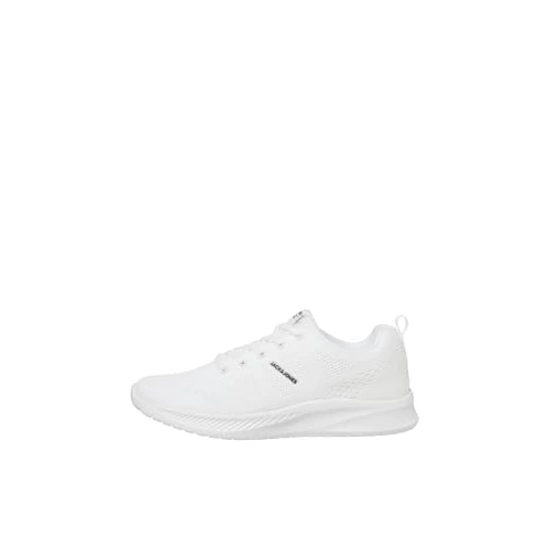 Offerta a tempo: JACK & JONES Jfwcroxley Knit Sneaker Noos, Scarpe da Ginnastica Uomo, Bianco, 45 EU - 50% da 39.99 € a 20.00 €
