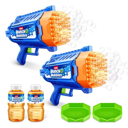 Bunch O Bubbles Medium Gemotoriseerde Dip Bubble Blaster 2 Pack, Automatische Bubble Machine voor Kinderen, Tieners en Volwassenen, Perfect voor Zomer Outdoor Plezier of Feest (2 Pack)