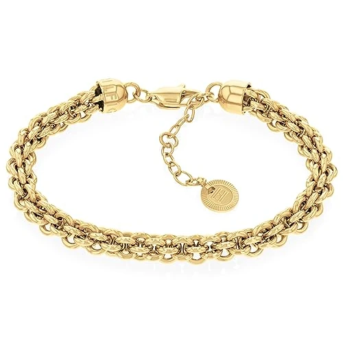 Oferta limitada: Tommy Hilfiger Jewelry Pulsera de Cadena para Mujer en Oro Amarillo - 2780842 de 79.00 € a 53.69 € (ahorro 32%)