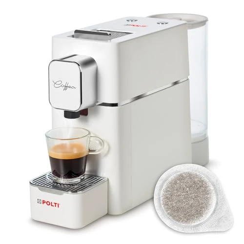 Offerta a tempo: Polti Coffea S15W, Macchina per Caffè Espresso, Compatibile con Cialde E.S.E. 44 mm, Serbatoio 0.85L, Pressione Pompa 19 bar, Bianco - 29% da 139.00 € a 99.00 €