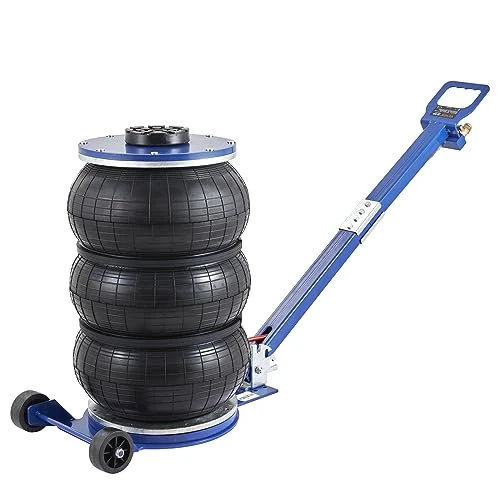 Oferta limitada: VEVOR Gato Neumático Carga de 5T Elevación de 140-470 mm Gato de Aire para Coche 0,8-1,0 MPa con 3 Cojines de Aire Mango Ajustable Elevador Rápido para Reparación Mantenimiento Coche SUV Taller Garaje de 117.90 € a 111.90 € (ahorro 5%)
