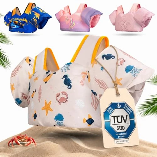 Limited-time offer: KIDVERSE Kids swim vest - TÜV certified Toddler swim vest - Comfortable swimming float for Children - Swimming aids for kids 3 to 6 - Buoyancy aid up to 30kg from 32.99 £ to 29.90 £ (save 9%)