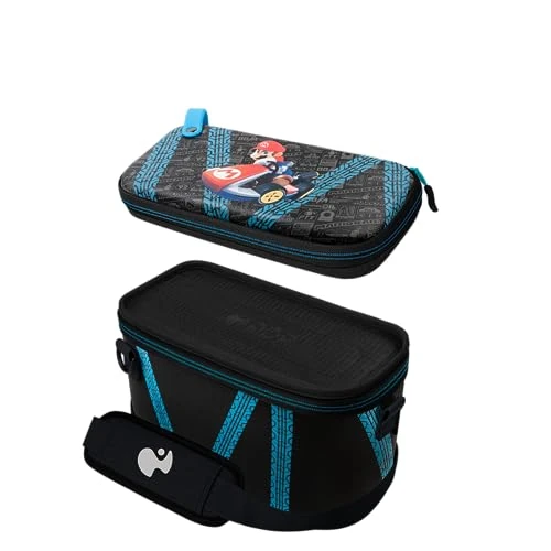 Offerta a tempo: PDP Custodia da viaggio GLOW Mario Kart Dritf Overnight Case Nintendo Switch, Kart Drift, Nero e blu - 43% da 39.99 € a 22.79 €