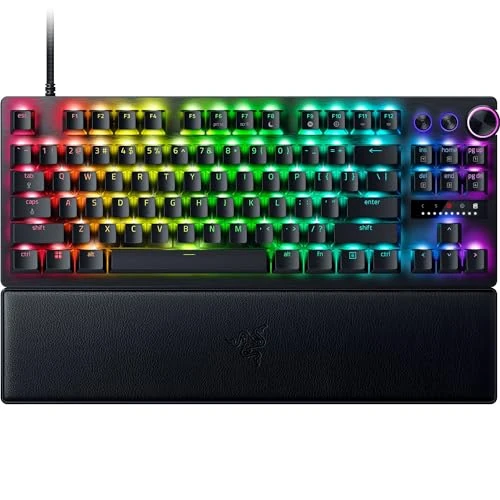 Oferta limitowana: Razer Huntsman V3 Pro Tenkeyless - analogowa optyczna klawiatura esportowa bez klawiatury (Rapid Trigger, Snap Tap, szybka regulacja na pokładzie) Układ US | Czarny z 598.00 zł na 568.10 zł (oszczędź 5%)