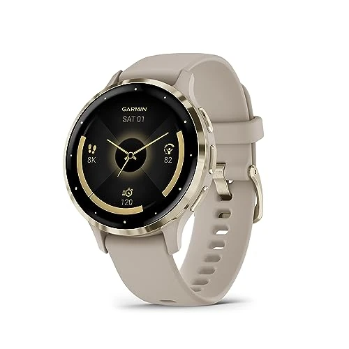 Limited offer: Garmin Venu 3S GPS 41mm Smartwatch, AMOLED Touchscreen, All-day Advanced Health & Fitness Features, Voice Functionality, Music Storage, Wellness Smartwatch with up to 10 days battery life, French Grey from 329.22 EUR to 309.47 EUR (save 6%)