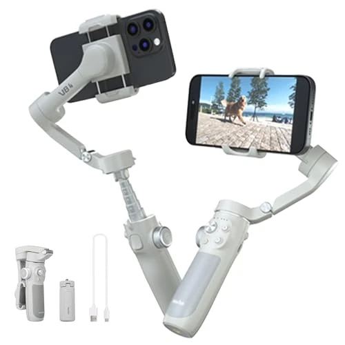 Offerta a tempo: FeiyuTech Vimble 4 [Ufficiale] Stabilizzatore Smartphone,Gimbal phone con 3 Assi, Asta di prolunga da 216mm,Stabilizzatore per iPhone e Android,Treppiede Smartphone per Reels,YouTube,TikTok - 0.00% da 54.00 € a 54.00 €