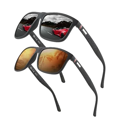Offre limitee: Lunettes de soleil polarisées pour hommes et femmes; cadres vintage / classiques / élégants; objectifs haute définition; golf / conduite / pêche / sports de plein air / lunettes de soleil tendance de 24.99 EUR a 17.63 EUR (economie 29%)
