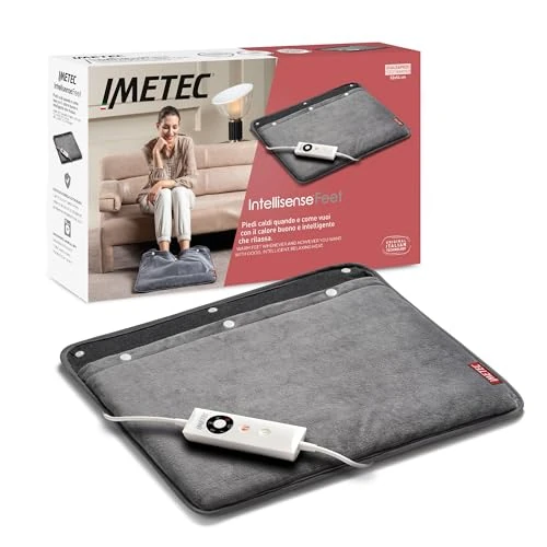Zeitlich begrenztes Angebot: Imetec Fußwärmer, Intellisense-Technologie, weiches Gewebe, digitale Steuerung mit 5 Temperaturen, automatische Abschaltung, Elektro-Block-Sicherheitssystem, maschinenwaschbarer Bezug von 79.99 € auf 69.99 € (13% Rabatt)