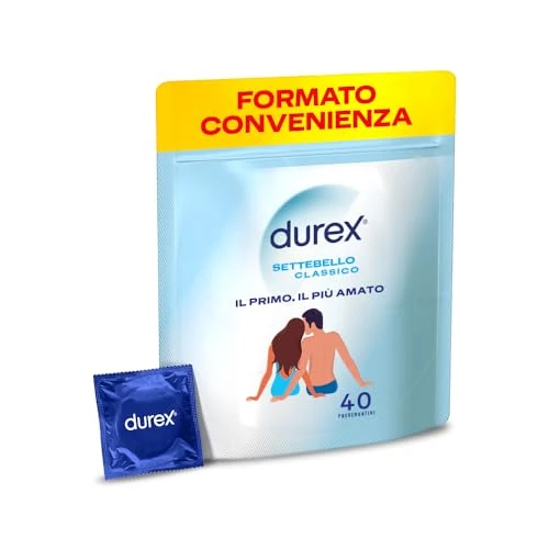 Offerta a tempo: Durex Settebello Classico, Preservativi Durex Classici — 25% da 23,90 € a 17,90 €