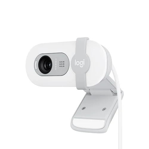 Limited offer: Logitech Brio 100 Full HD Webcam for Meetings and Streaming, Auto-Light Balance, Built-In Mic, Privacy Shutter, USB-A, for Microsoft Teams, Google Meet, Zoom and More - White from 45.16 EUR to 33.42 EUR (save 26%)