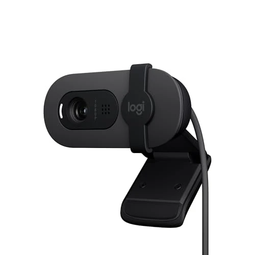 Limited-time offer: Logitech Brio 100 Full HD Webcam for Meetings and Streaming, Auto-Light Balance, Built-In Mic, Privacy Shutter, USB-A, for Microsoft Teams, Google Meet, Zoom and More - Graphite from 44.99 GBP to 32.20 GBP (save 28%)
