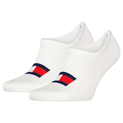 Zeitlich begrenztes Angebot: Tommy Hilfiger Unisex Footie Socken, Weiß, 39-42 EU von 11.99 € auf 9.99 € (17% Rabatt)