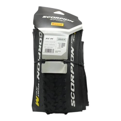 Limited-time offer: Pirelli Unisex - Adult Scorpion Sport XC M Bicycle Tyre, Black, 29 x 2.4 from 37.39 £ to 37.39 £ (save 0.00%)