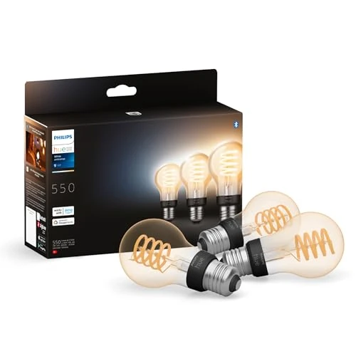 Limited offer: Philips Hue Philips Huewa 25826600 Filament E27 x 3, White from 99.99 EUR to 99.99 EUR (save 0%)